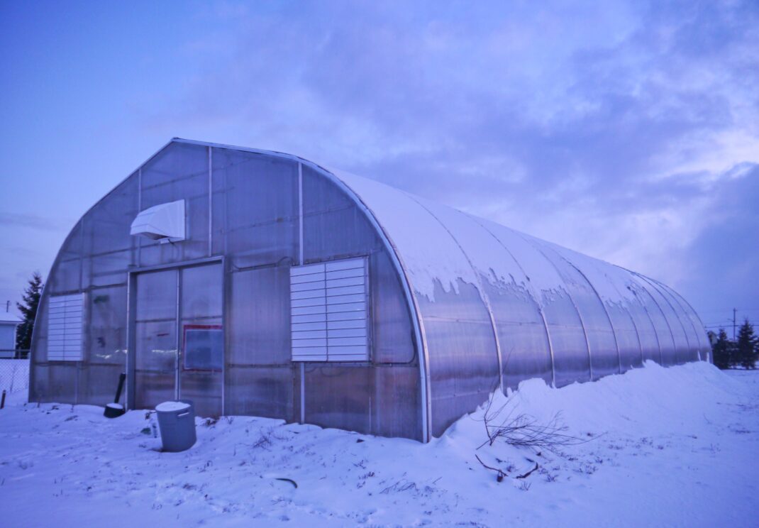 Photo report Climate battery greenhouse for Institutional projects