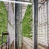 Hybrid vertical farming using harnois hight tech poly greenhouse