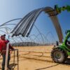 Lower tech high tunnel can double the yield compare to open field agriculture