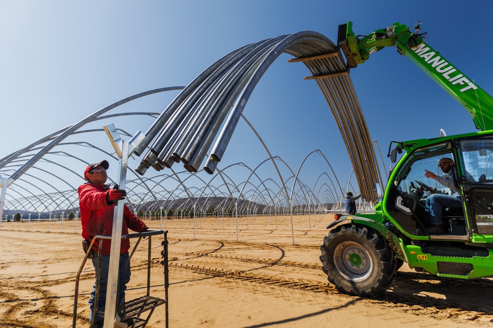 Lower tech high tunnel can double the yield compare to open field agriculture