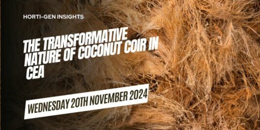 Exploring how coconut coir is transforming controlled environment agriculture