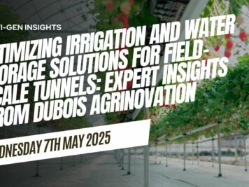 Optimizing Irrigation and Water Storage Solutions for Field-Scale Tunnels: Expert Insights from Dubois Agrinovation