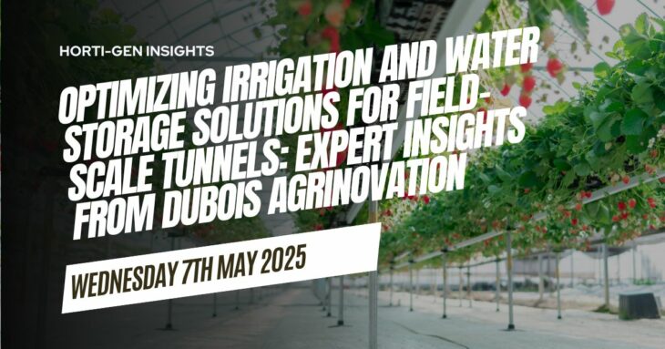 Optimizing Irrigation and Water Storage Solutions for Field-Scale Tunnels: Expert Insights from Dubois Agrinovation