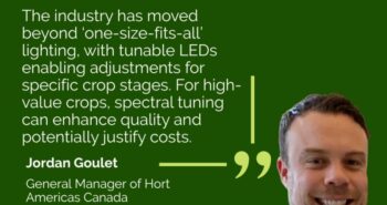 Jordan Goulet with Hort Americas Canada