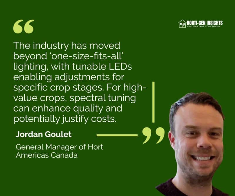 Jordan Goulet with Hort Americas Canada