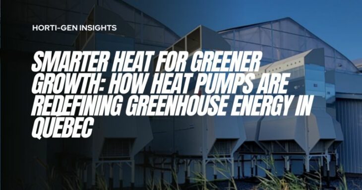 Thermo-pump installation integrated in the greenhouse heating system