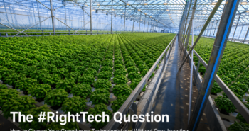 Mid-tech double poly greenhouse in hydroponic basil production — a practical example of RightTech CEA investment in North America